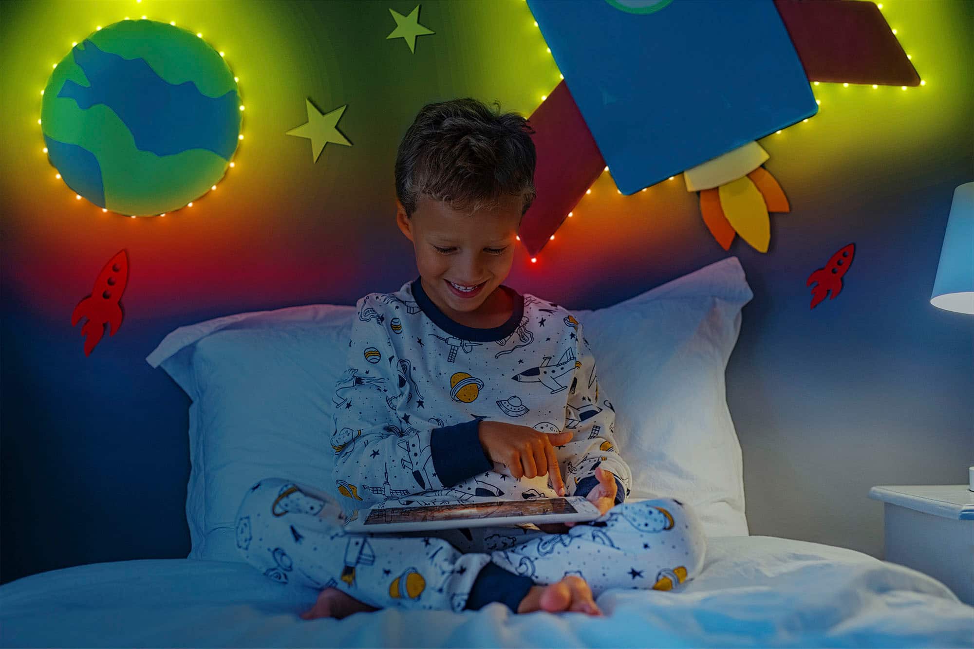 Alt View 20. Twinkly - Smart Light 400 RGB LED Light String and 60 Dots (Gen 2) - Multi.