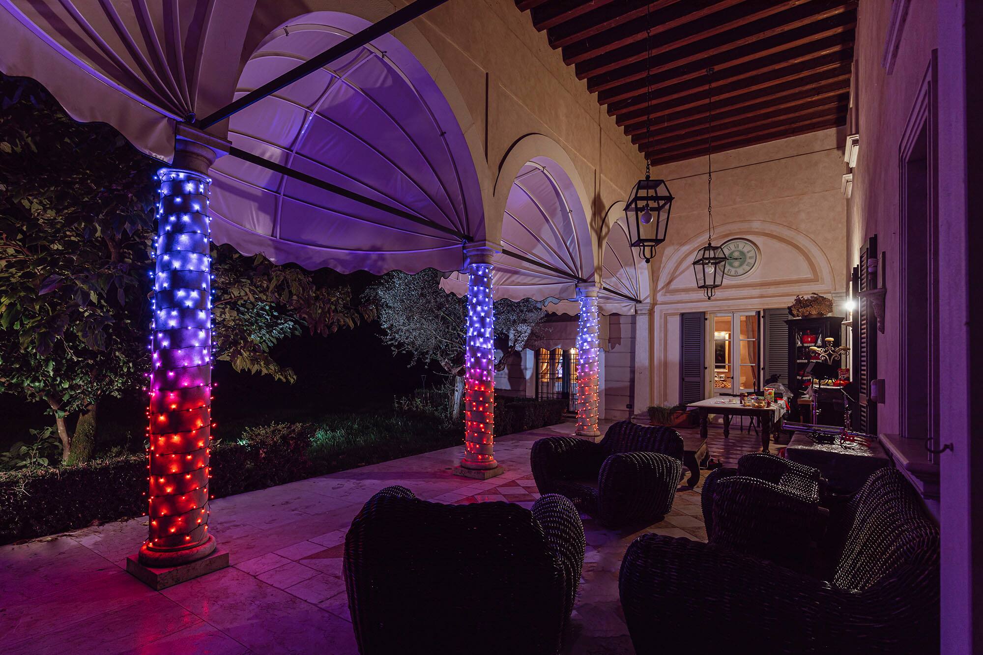 Alt View 27. Twinkly - Smart Light 400 RGB LED Light String and 60 Dots (Gen 2) - Multi.