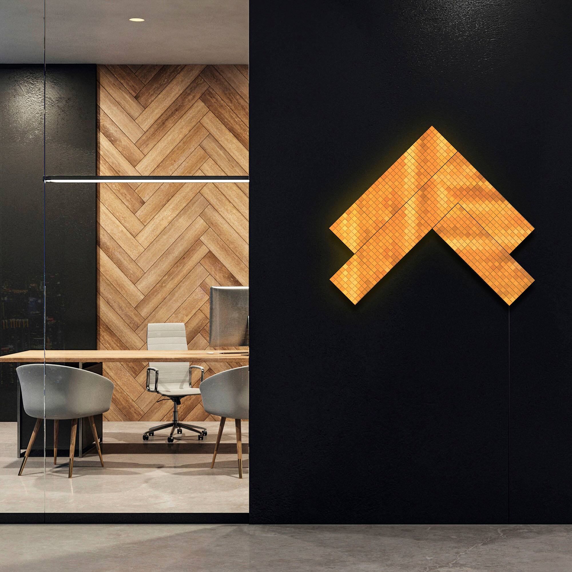 Alt View 19. Twinkly - Squares LED Panels 5+1 Combo Pack - Black.