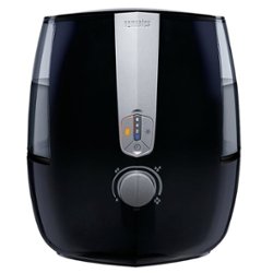 HoMedics - TotalComfort Plus Ultrasonic Humidifier-3.7L Top Fill - Black - Front_Zoom