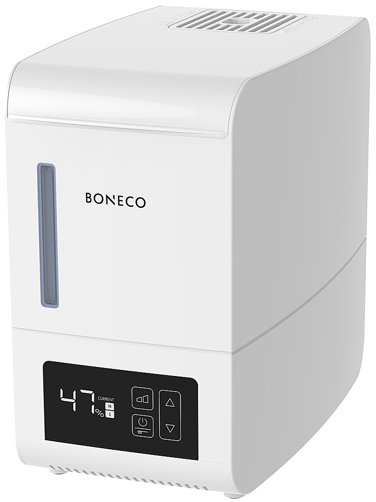 Angle View: Boneco - S250 1.8 gallon Digital Steam Humidifier - White