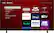 Front. TCL - 75" Class 4-Series 4K UHD HDR Smart Roku TV - Black.