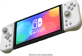 Hori - Split Pad Compact for Nintendo Switch - Light Gray & Yellow