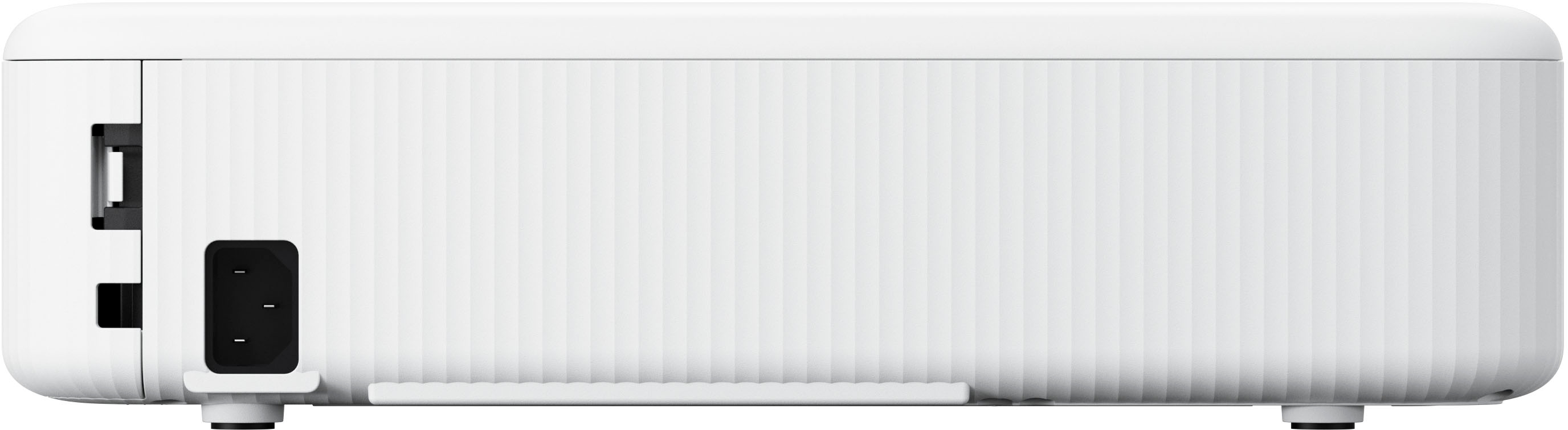 Back View: Epson - EpiqVision Ultra LS300 Smart Streaming Laser Short Throw Projector - White