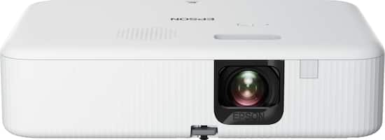 Front Zoom. Epson - EpiqVision Flex CO-FH02 Full HD 1080p Smart Streaming Portable Projector, 3-Chip 3LCD, Android TV, Bluetooth - White. springtime date ideas