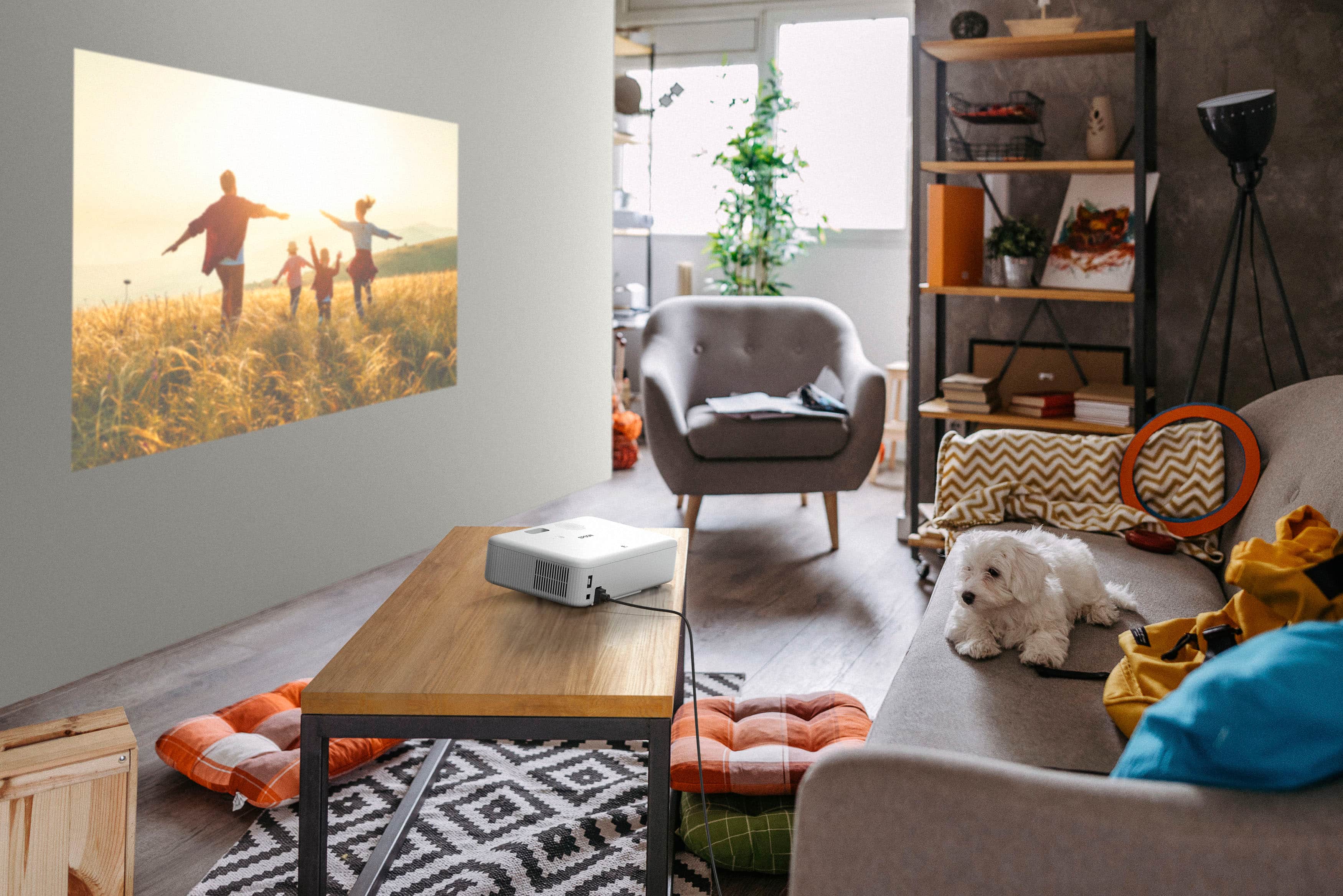 Alt View 15. Epson - EpiqVision Flex CO-FH02 Full HD 1080p Smart Streaming Portable Projector, 3-Chip 3LCD, Android TV, Bluetooth - White.