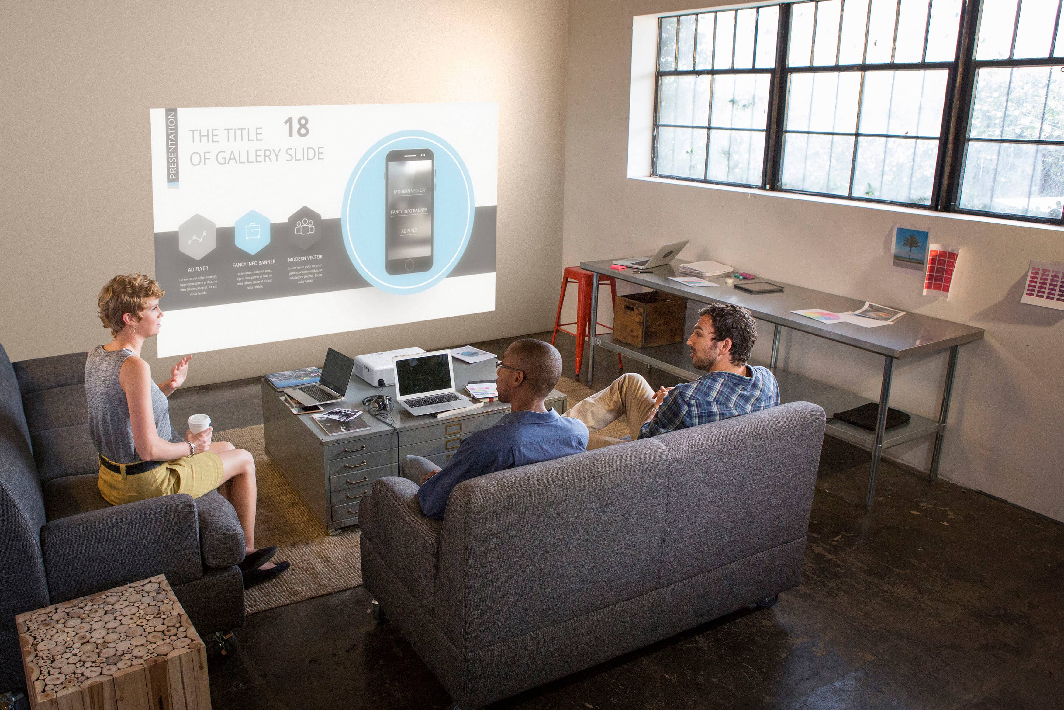 Alt View 12. Epson - EpiqVision Flex CO-W01 Portable Projector, 3-Chip 3LCD, Built-in Speaker, 300-Inch Home Entertainment and Work - White.