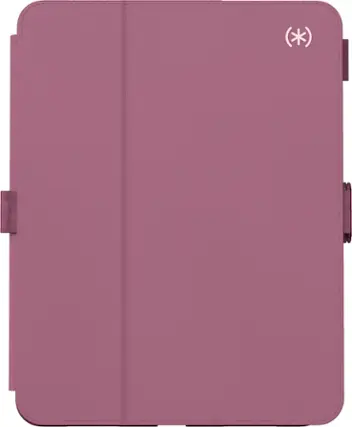 Front. Speck - Balance Folio R Case for Apple 10.9" iPad (10th Generation) - Plumberry Purple.