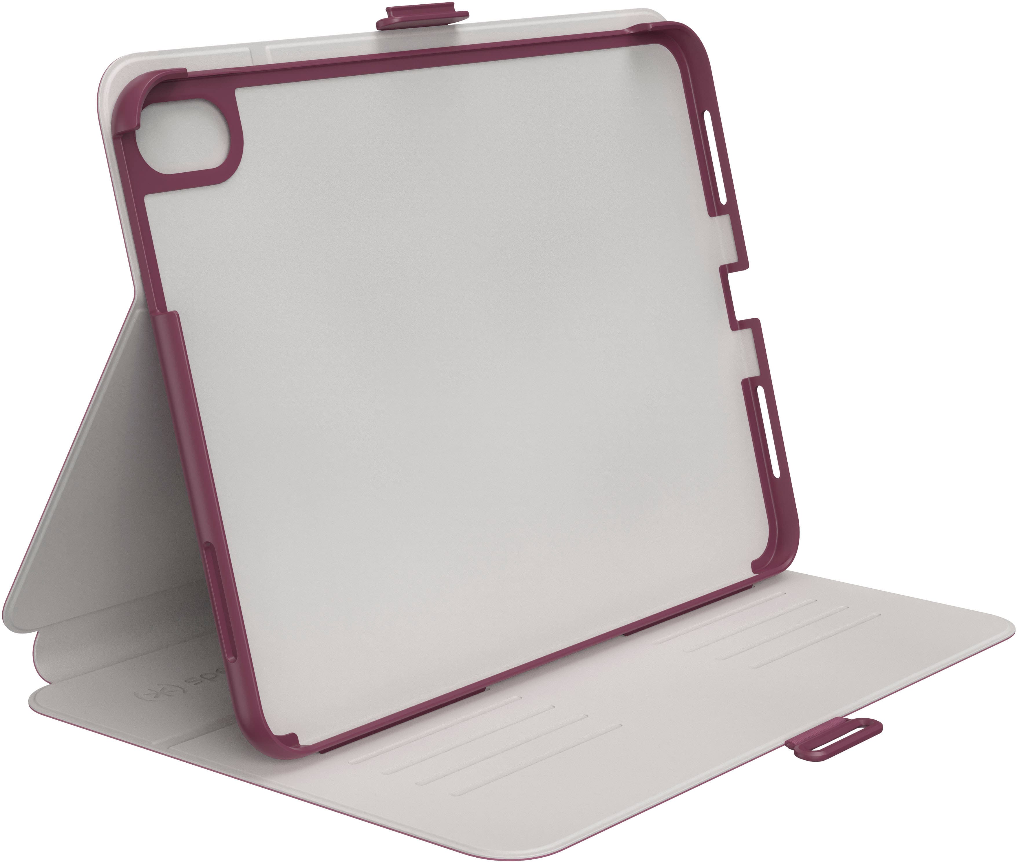 Alt View 14. Speck - Balance Folio R Case for Apple 10.9" iPad (10th Generation) - Plumberry Purple.