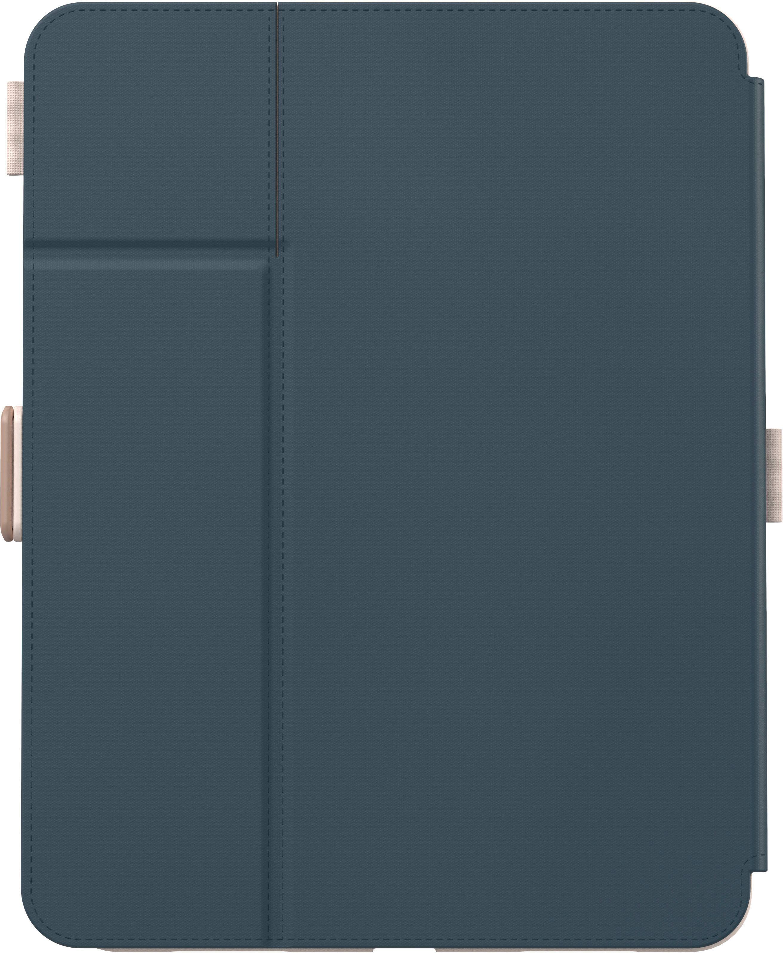 Left. Speck - Balance Folio R Case for Apple 10.9" iPad (10th Generation) - Charcoal.