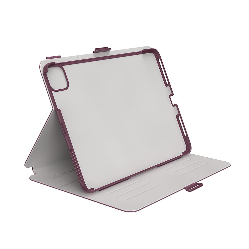 Alt View 14. Speck - Balance Folio Case for Apple iPad Air 11"(latest model/M2), iPad Pro 11"(3rd/2nd/1st Gen) & iPad Air 10.9"(5th/4th Gen) - Plumberry Purple.