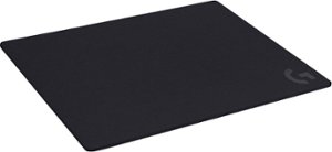 Logitech - G740 Cloth Gaming Mouse Pad with Rubber Base - Black - Front_Zoom