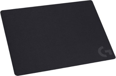 Logitech - G240 Cloth Gaming Mouse Pad with Rubber Base - Black - Front_Zoom