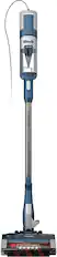 Front. Shark - Stratos UltraLight Corded Stick Vacuum with DuoClean PowerFins HairPro, Self-Cleaning Brushroll, Odor Neutralizer - Navy.