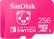 Front. SanDisk - 256GB microSDXC UHS-I Memory Card for Nintendo Switch Fortnite Edition - Pink.