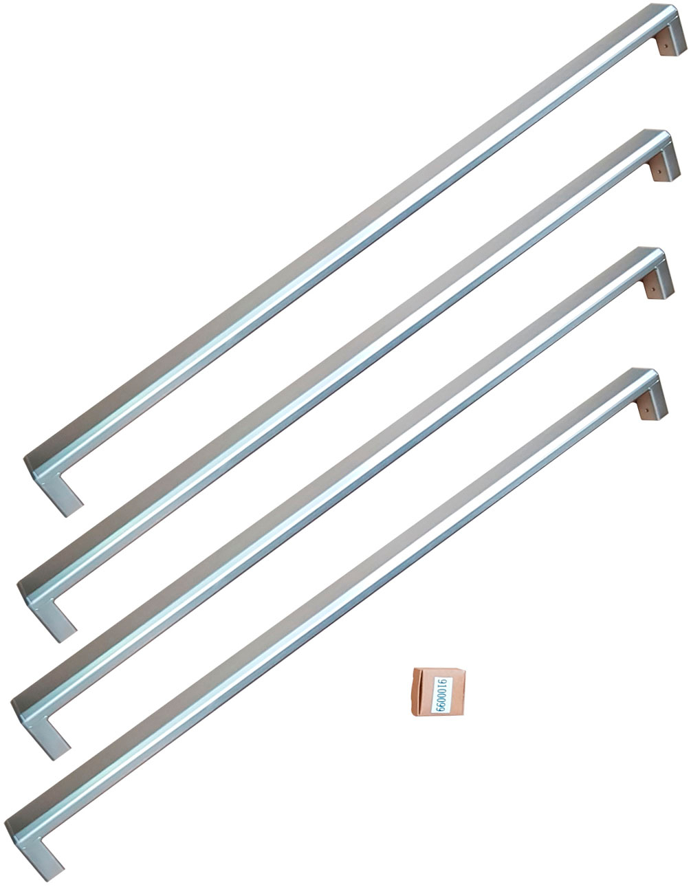 

Professional series door handle kit for select Bertazzoni French Door Refrigerators. - Stainless steel
