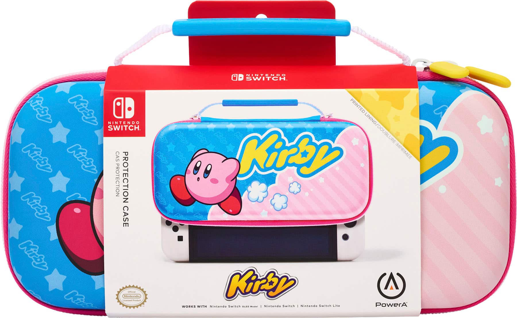 Alt View 18. PowerA - Protection Case for Nintendo Switch - OLED Model, Nintendo Switch or Nintendo Switch Lite - Kirby.
