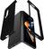 Left. OtterBox - Thin Flex Series Carrying Case for Samsung Galaxy Fold4 - Black.
