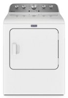 Maytag - 7.0 Cu. Ft. Electric Dryer with Extra Power Button - White - Front_Zoom
