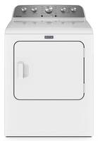Maytag - 7.0 Cu. Ft. Electric Dryer with Steam Enhanced Cycles - White - Front_Zoom