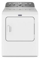 Maytag - 7.0 Cu. Ft. Electric Dryer with Steam Enhanced Cycles - White - Front_Zoom