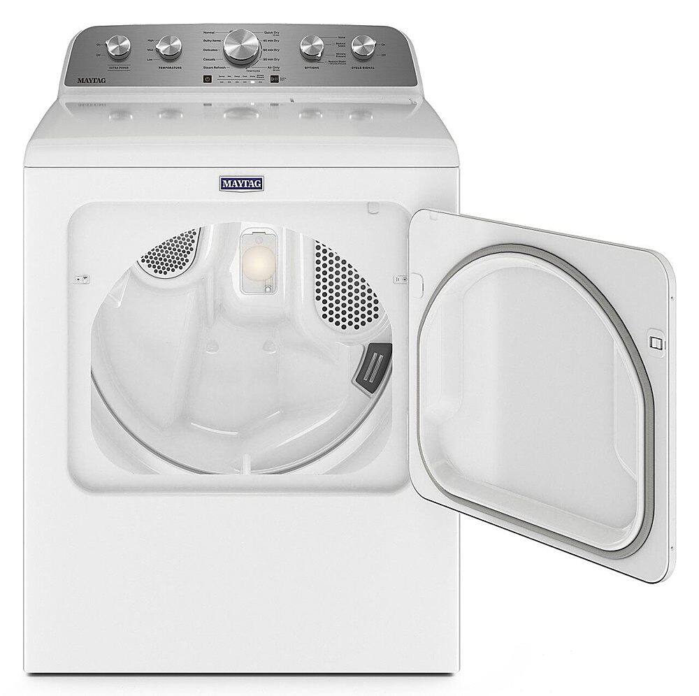 Alt View 13. Maytag - 7.0 Cu. Ft. Electric Dryer with Steam Enhanced Cycles - White.