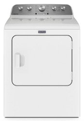 Maytag - 7.0 Cu. Ft. Gas Dryer with Steam Enhanced Cycles - White - Front_Zoom