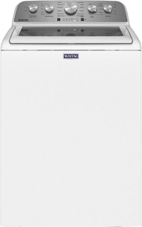 Maytag - 4.8 Cu. Ft. High Efficiency Top Load Washer with Extra Power Button - White