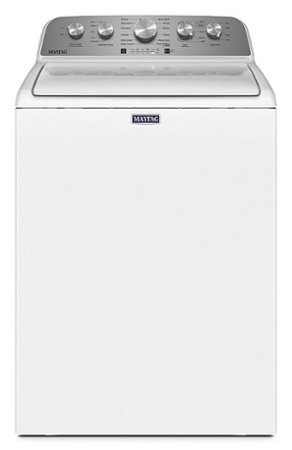 Maytag - 4.5 Cu. Ft. High Efficiency Top Load Washer with Extra Power Button - White
