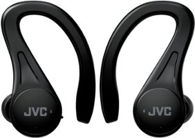 JVC True Wireless Noise Canceling Headphones - Black - Front_Zoom