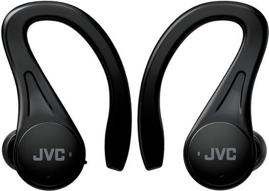 Front Zoom. JVC - Fitness True Wireless  Headphones - Black.