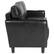 Alt View 3. Alamont Home - Asti Living Room Loveseat - Black LeatherSoft.