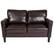 Alt View 1. Alamont Home - Asti Living Room Loveseat - Brown LeatherSoft.