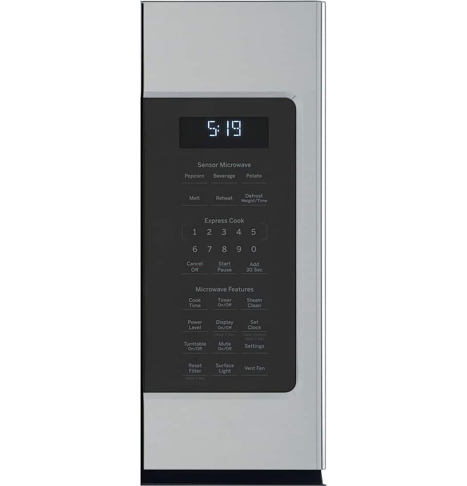 Angle. Café - 1.9 Cu. Ft. Over-the-Range Microwave with Sensor Cooking - Stainless Steel.