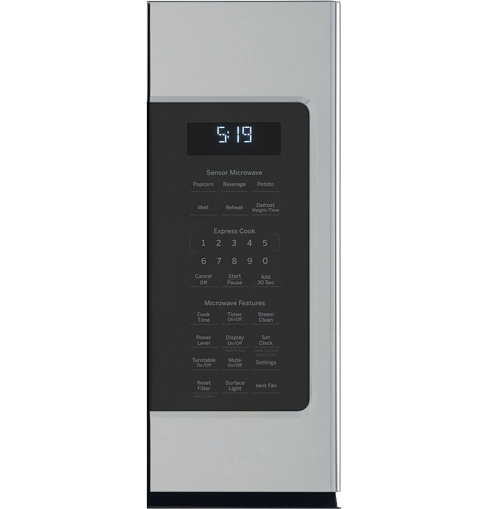 Angle. Café - 1.9 Cu. Ft. Over-the-Range Microwave with Sensor Cooking - Stainless Steel.
