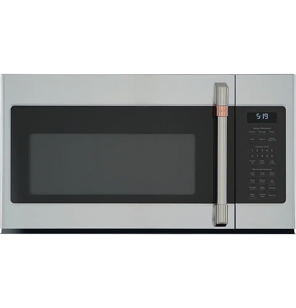 Café - 1.9 Cu. Ft. Over-the-Range Microwave with Sensor Cooking and Steam Cleaning - Stainless Steel