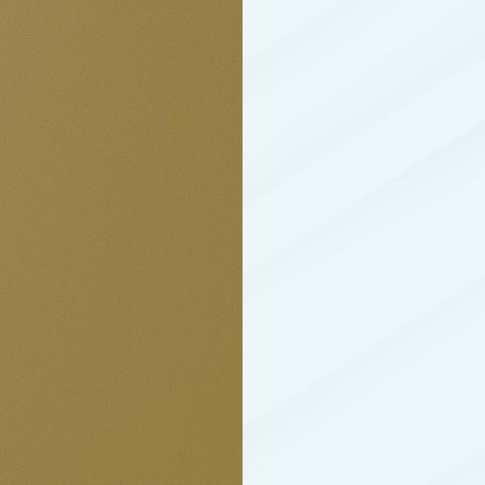 Alt View 16. Alamont Home - Astoria Collection Coffee and End Table - Clear/Brushed Gold.