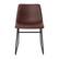 Alt View 11. Alamont Home - Butler 18" High Dining Chair - Dark Brown LeatherSoft/Black Frame.