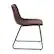Alt View 16. Alamont Home - Butler 18" High Dining Chair - Dark Brown LeatherSoft/Black Frame.