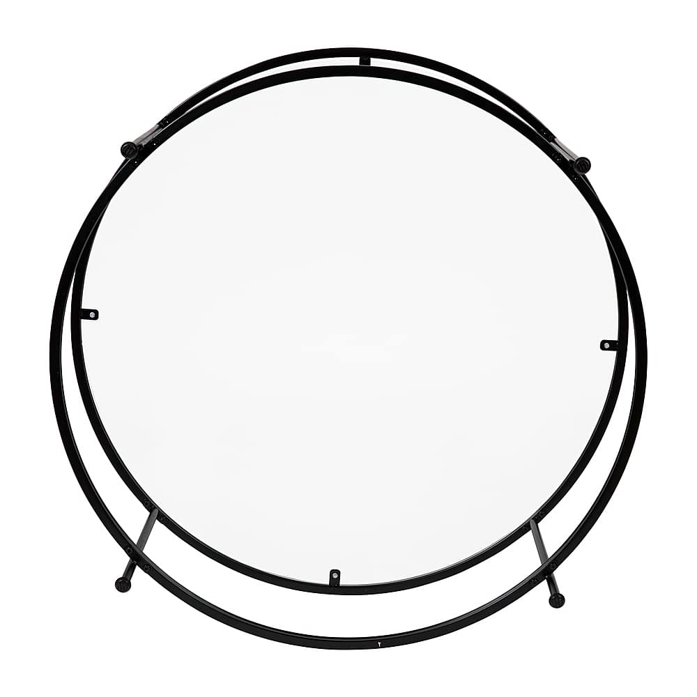 Alt View 15. Alamont Home - Astoria Collection Coffee and End Table - Clear/Matte Black.