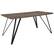 Front. Alamont Home - Corinth 31.5" x 63" Dining Table - Distressed Light Brown.