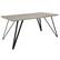 Front. Alamont Home - Corinth 31.5" x 63" Dining Table - Distressed Gray.