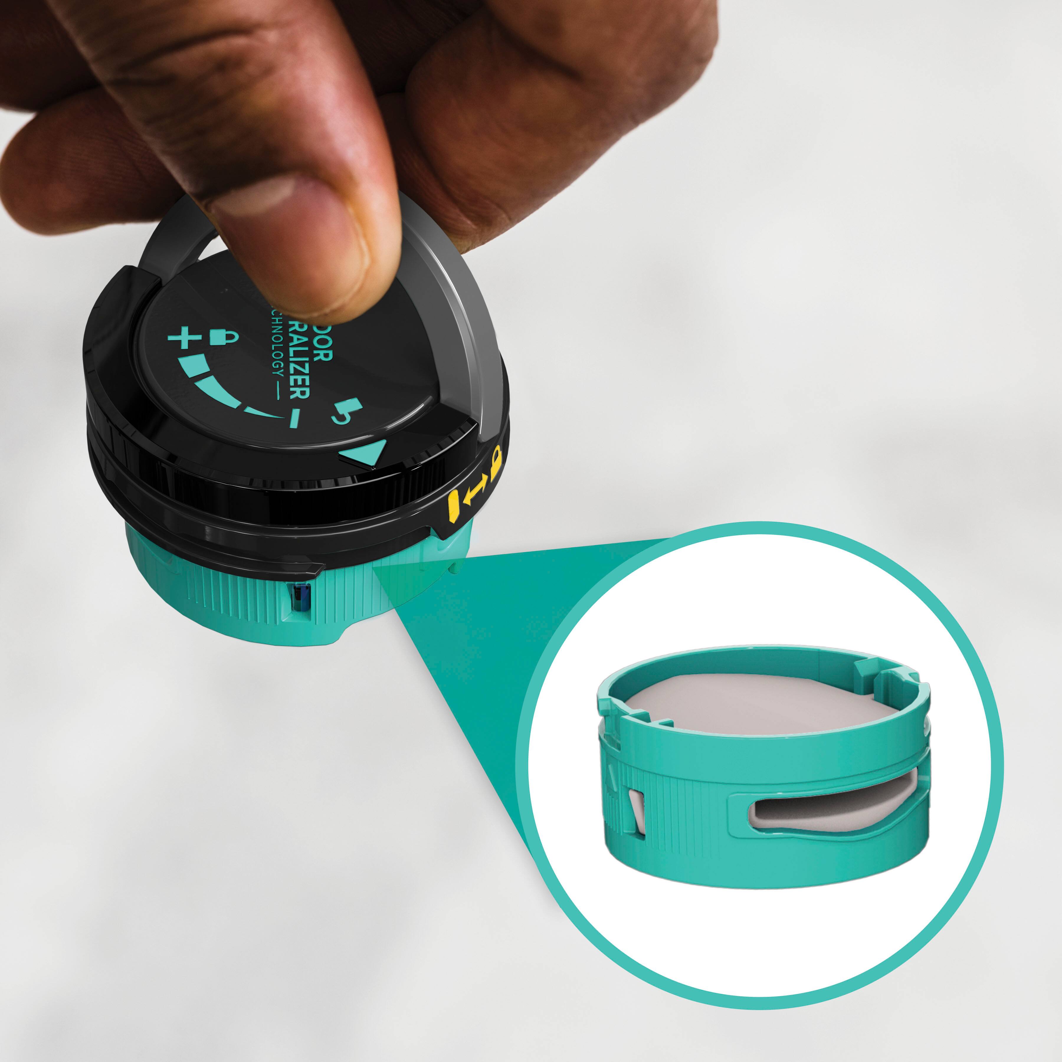 Angle. Shark - Odor Neutralizer Technology Vacuum Cartridges - Teal.