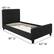 Left. Alamont Home - Tribeca Twin Platform Bed - Black.