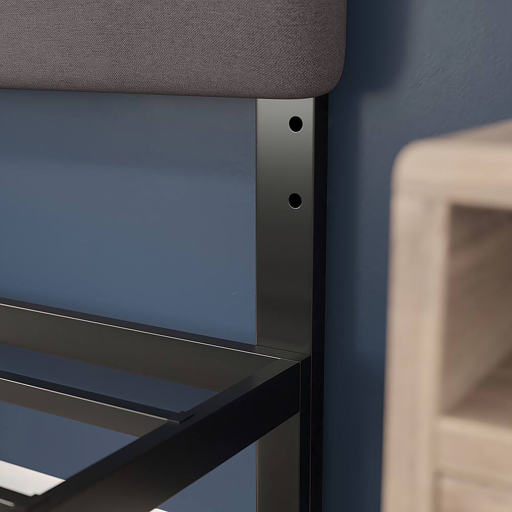 Alt View 16. Alamont Home - Paxton Queen Headboard - Upholstered - Gray.