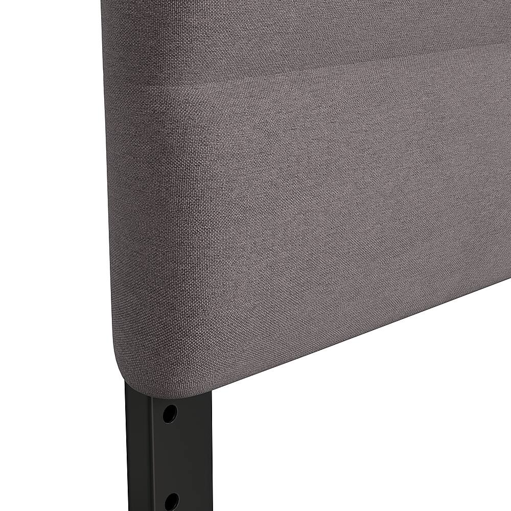 Alt View 18. Alamont Home - Paxton Queen Headboard - Upholstered - Gray.