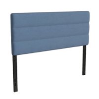Flash Furniture - Paxton Queen Headboard - Upholstered - Blue - Front_Zoom