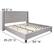 Alt View 13. Alamont Home - Riverdale King Platform Bed - Light Gray.