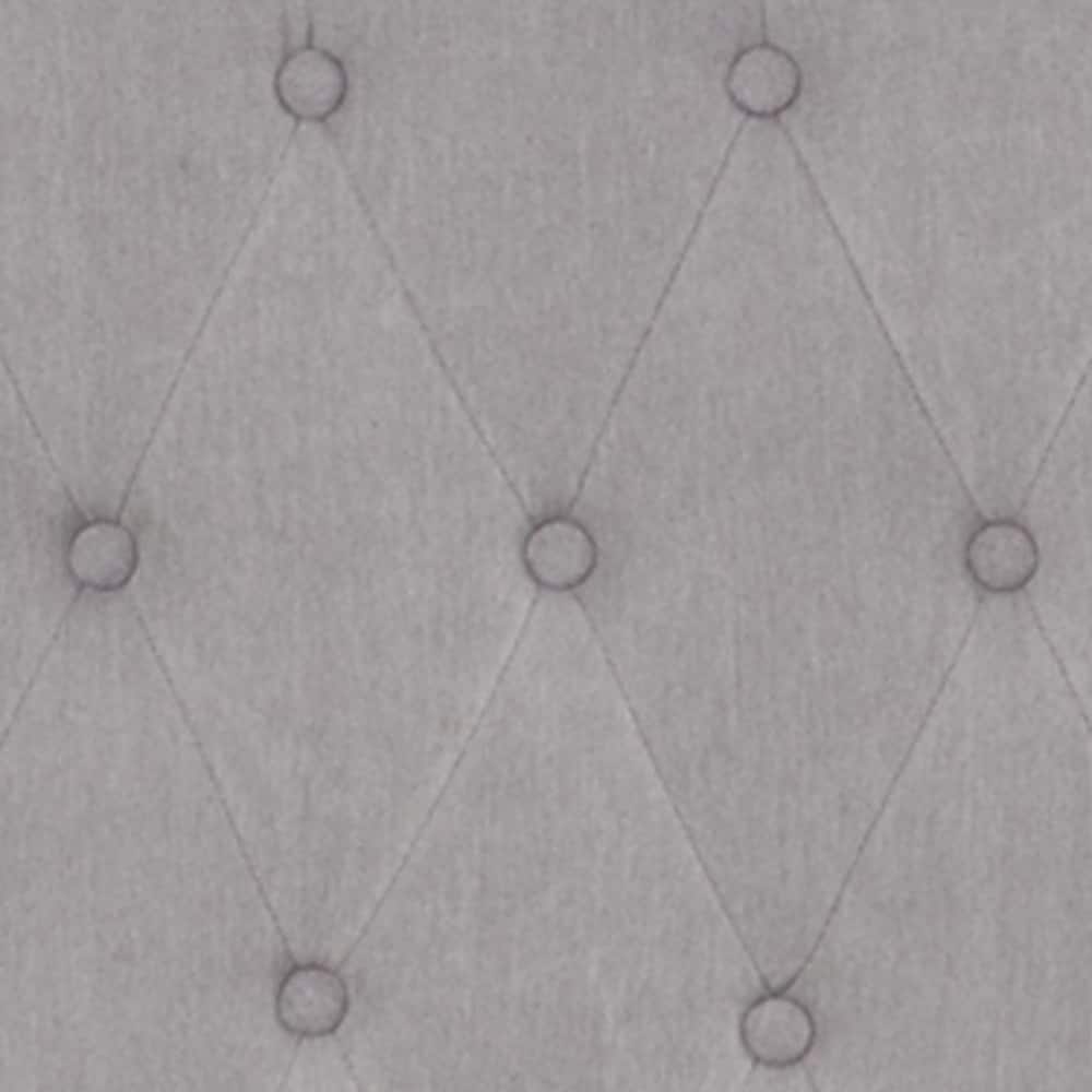 Alt View 16. Alamont Home - Riverdale King Platform Bed - Light Gray.