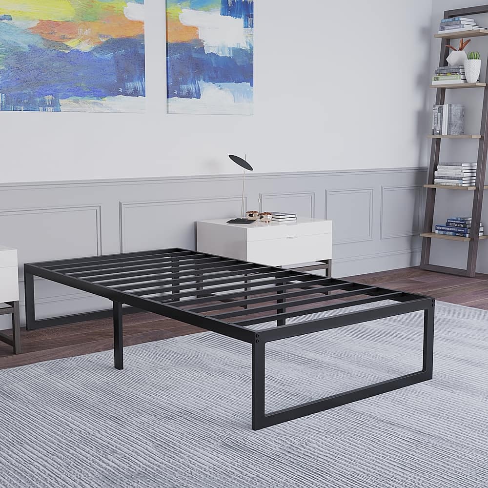 Alt View 12. Alamont Home - Bentley Twin Platform Bed - Black.